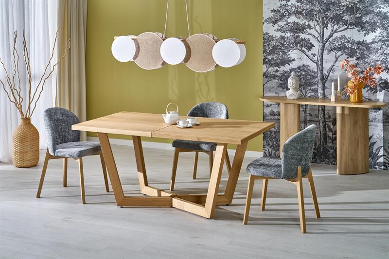 MASSIVE 3 jedálenský stôl 160-250x90cm, svetlý dub/ dub svetlý
