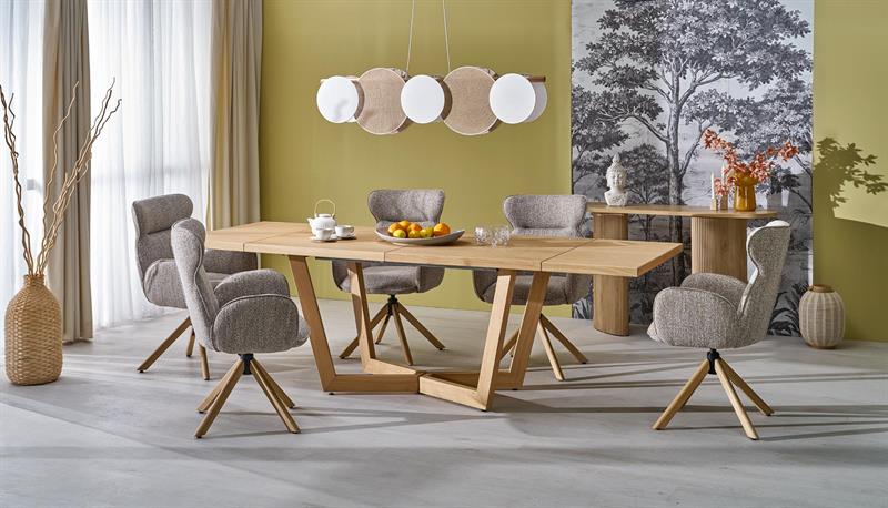 MASSIVE 3 jedálenský stôl 160-250x90cm, svetlý dub/ dub svetlý