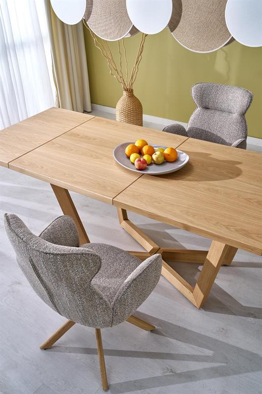 MASSIVE 3 jedálenský stôl 160-250x90cm, svetlý dub/ dub svetlý