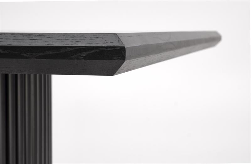 BOLERO jedálenský stôl rozkladací, 160-250cm, čierny / čierny