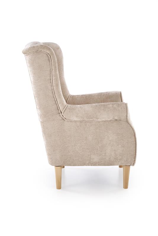 HERMES relaxačné kreslo, béžové (látka Markos 14)