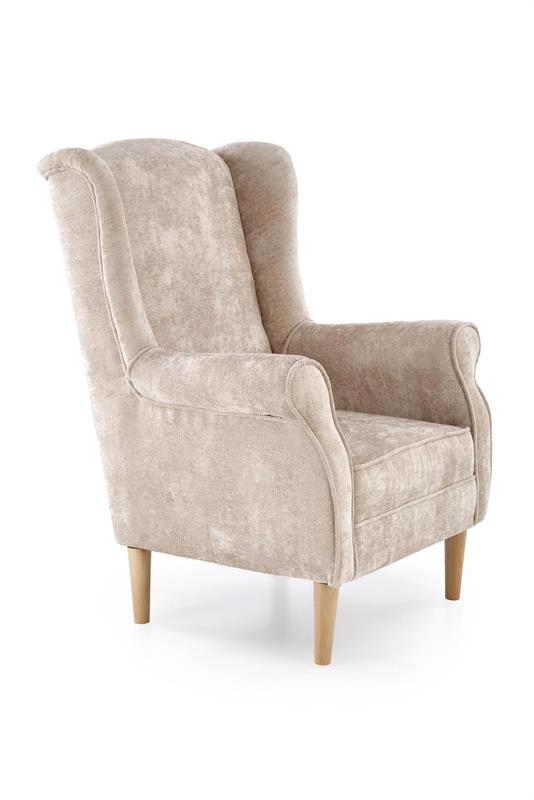 HERMES relaxačné kreslo, béžové (látka Markos 14)