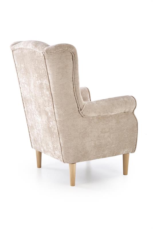 HERMES relaxačné kreslo, béžové (látka Markos 14)