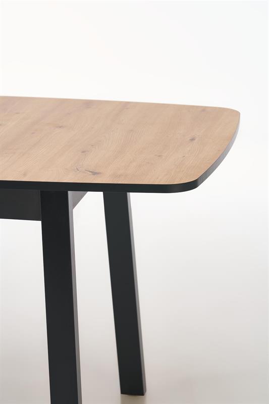 BARRIL rozkladací jedálenský stôl, dub artisan/čierna