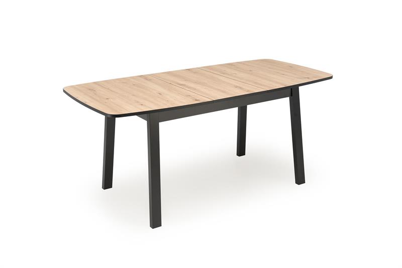 BARRIL rozkladací jedálenský stôl, dub artisan/čierna
