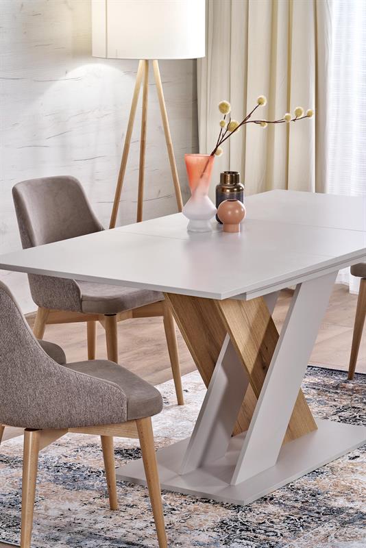 XARELTO rozkladací jedálenský stôl, kašmír/dub cremona