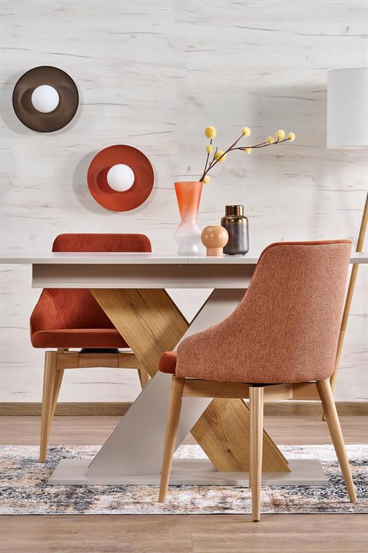 XARELTO rozkladací jedálenský stôl, kašmír/dub cremona