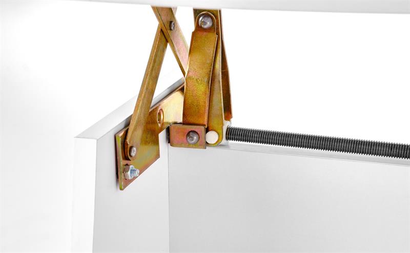 ERIKA výškovo nastaviteľný konferenčný stolík, biely