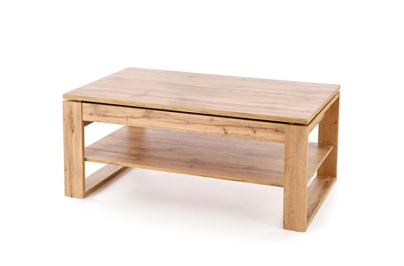 BETTY konferenčný stolík, 120/65-92/50-72 cm, dub artisan