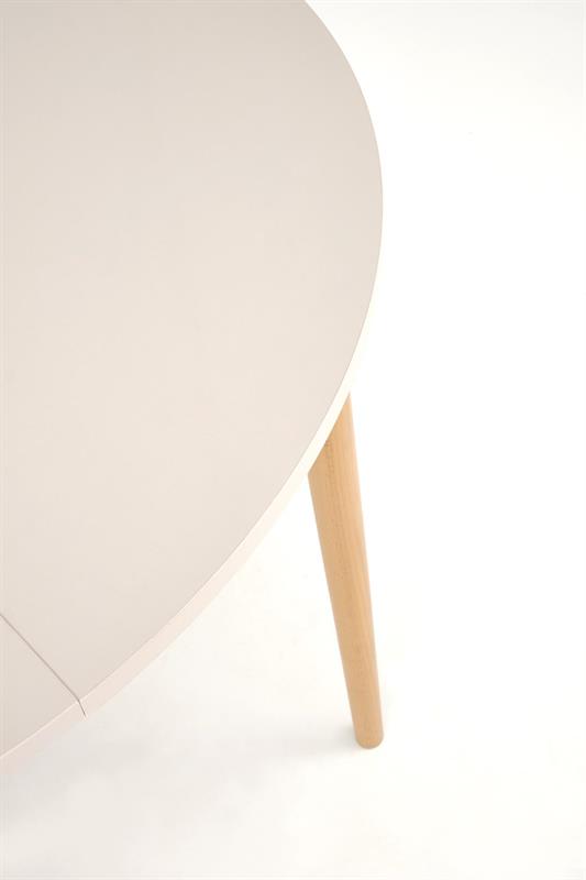 PIVOT jedálenský stôl rozkladací 102-142x102x75, kašmír/ prírodný