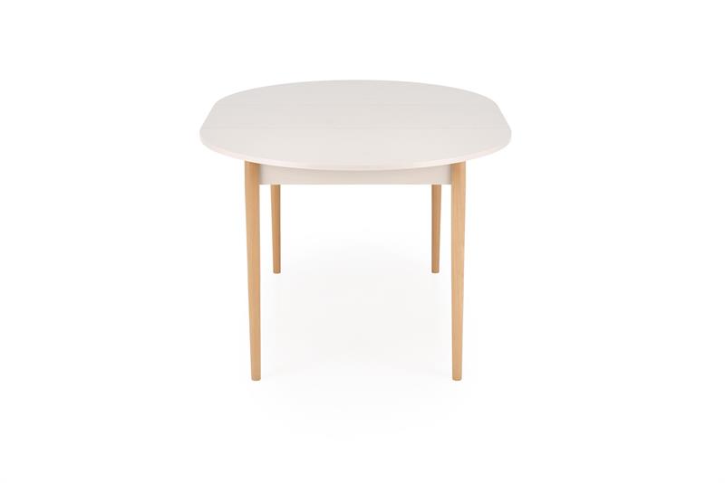 PIVOT jedálenský stôl rozkladací 102-142x102x75, kašmír/ prírodný