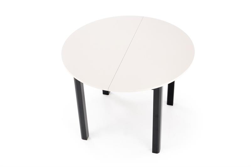 RINGO jedálenský stôl, 102(142)/102/76 cm, MDF dyha kašmír/ čierny