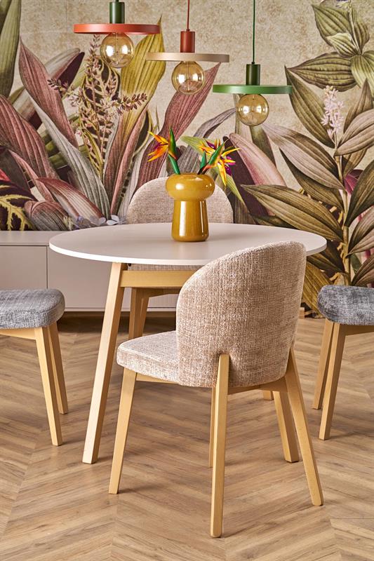 Jedálenský rozkladací stôl 102-142 cm RUBEN – kašmír