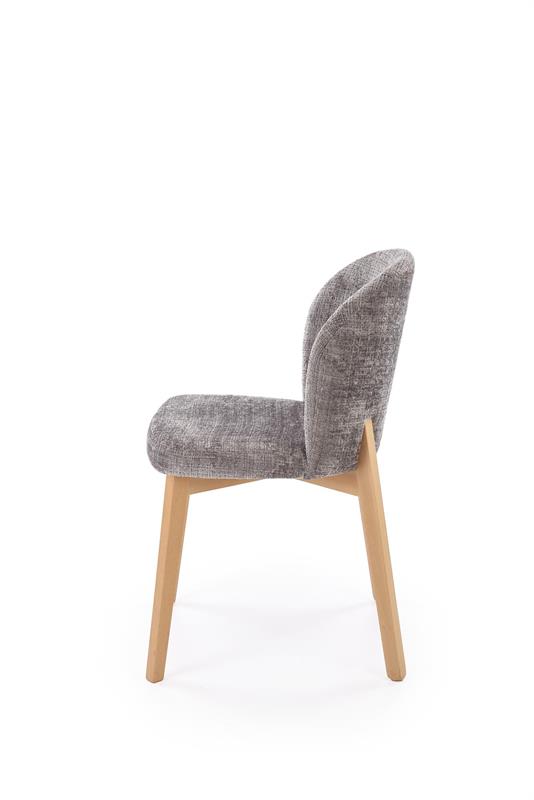 BASSO stolička jedálenská, prírodná/ látka cremona96