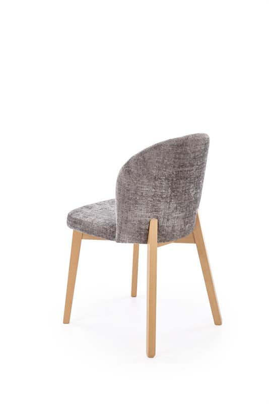 BASSO stolička jedálenská, prírodná/ látka cremona96