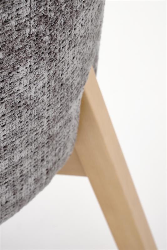 BASSO stolička jedálenská, prírodná/ látka cremona96