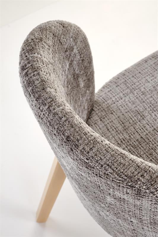 BASSO stolička jedálenská, prírodná/ látka cremona96