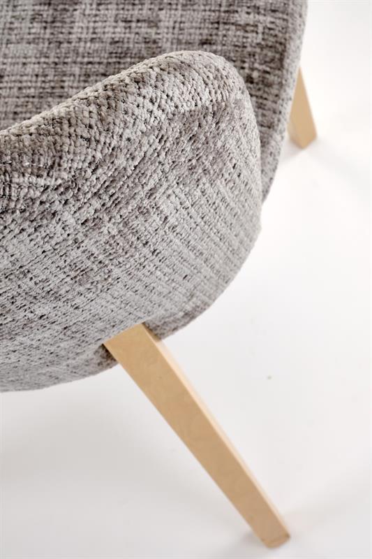 BASSO stolička jedálenská, prírodná/ látka cremona96