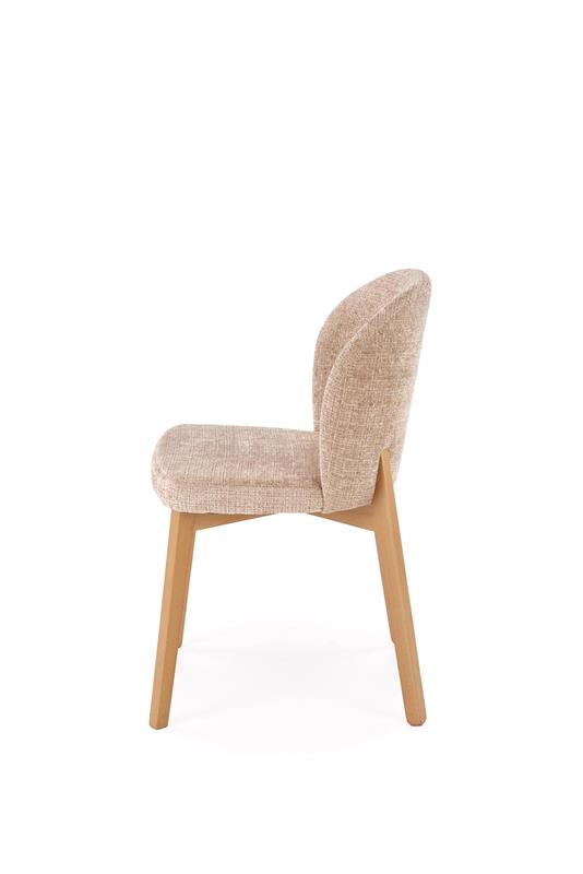 BASSO stolička jedálenská, prírodná/ látka cremona14