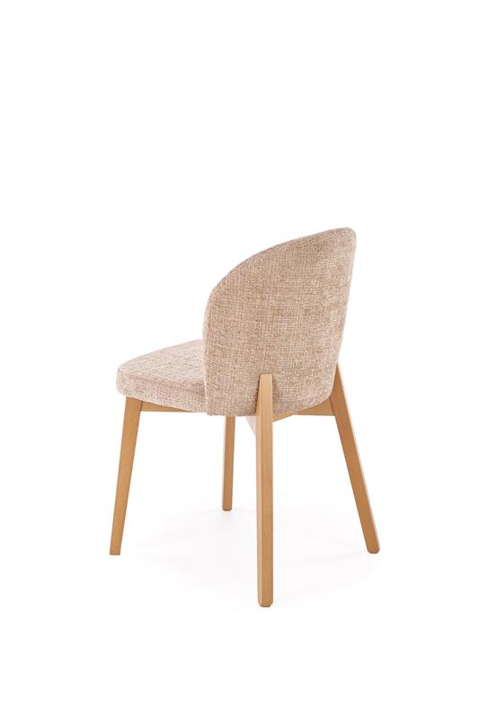 BASSO stolička jedálenská, prírodná/ látka cremona14