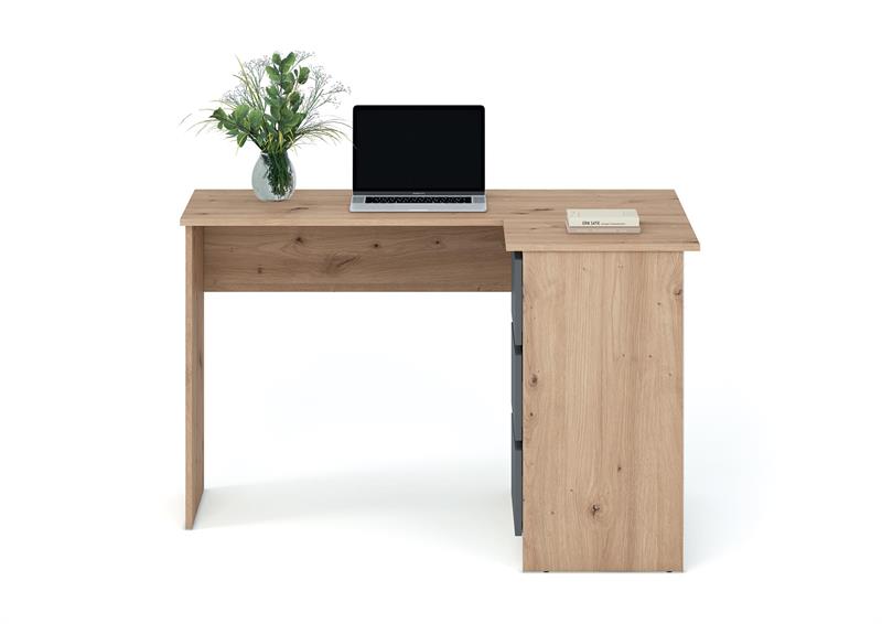 BEGA písací stolík, dub artisan/grafit