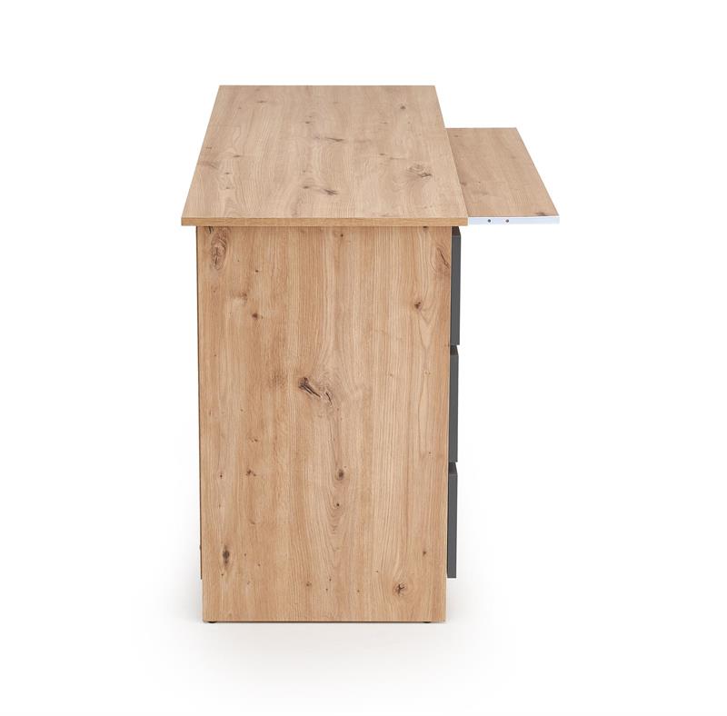 CINO písací stolík, dub artisan/grafit