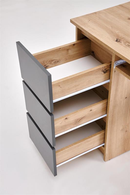 CINO písací stolík, dub artisan/grafit