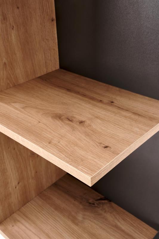 MISO písací stolík,grafit/dub artisan