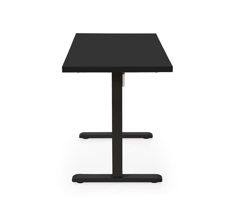 B-54 písací stolík, nastav.výška, kov čierny /doska čierna