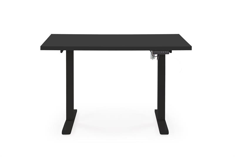 B-54 písací stolík, nastav.výška, kov čierny /doska čierna