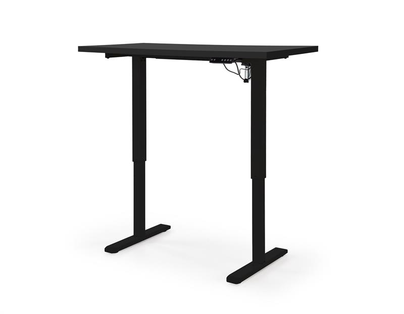 B-54 písací stolík, nastav.výška, kov čierny /doska čierna