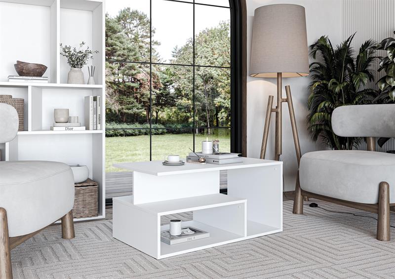 IVA konferenčný stolík 90/51/43 cm, biela