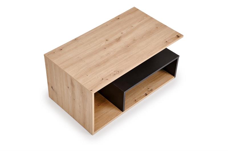 IVA konferenčný stolík, dub artisan / čierna