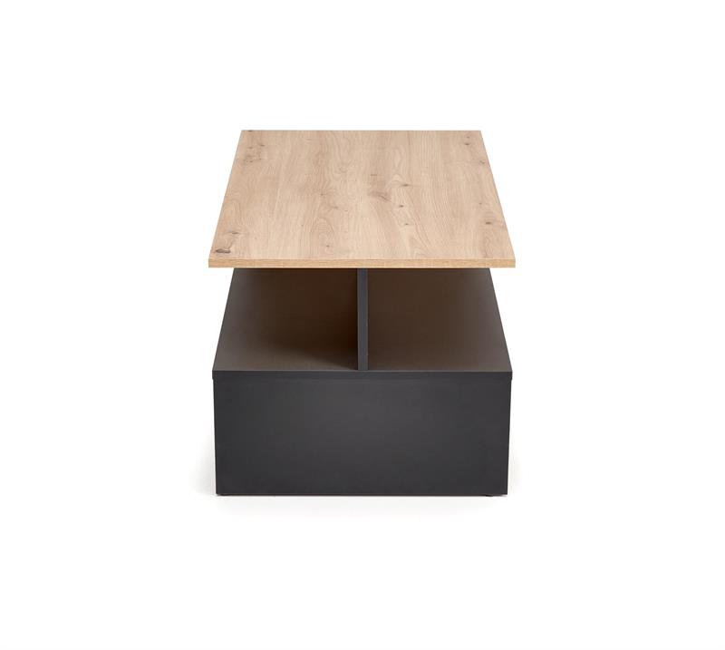 IVA konferenčný stolík, dub artisan / čierna