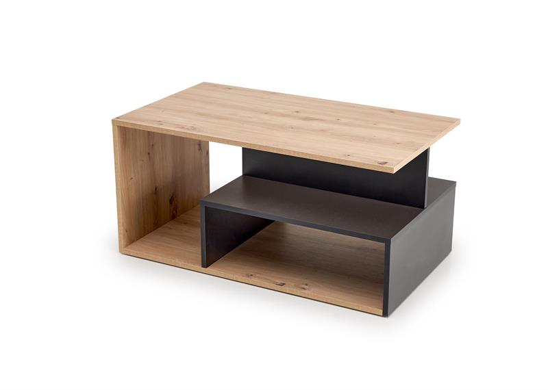 IVA konferenčný stolík, dub artisan / čierna