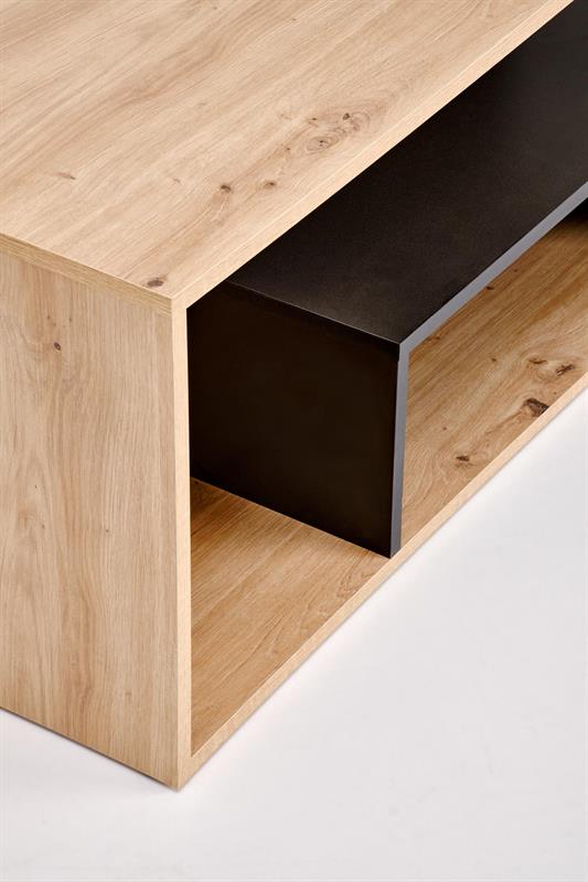 IVA konferenčný stolík, dub artisan / čierna