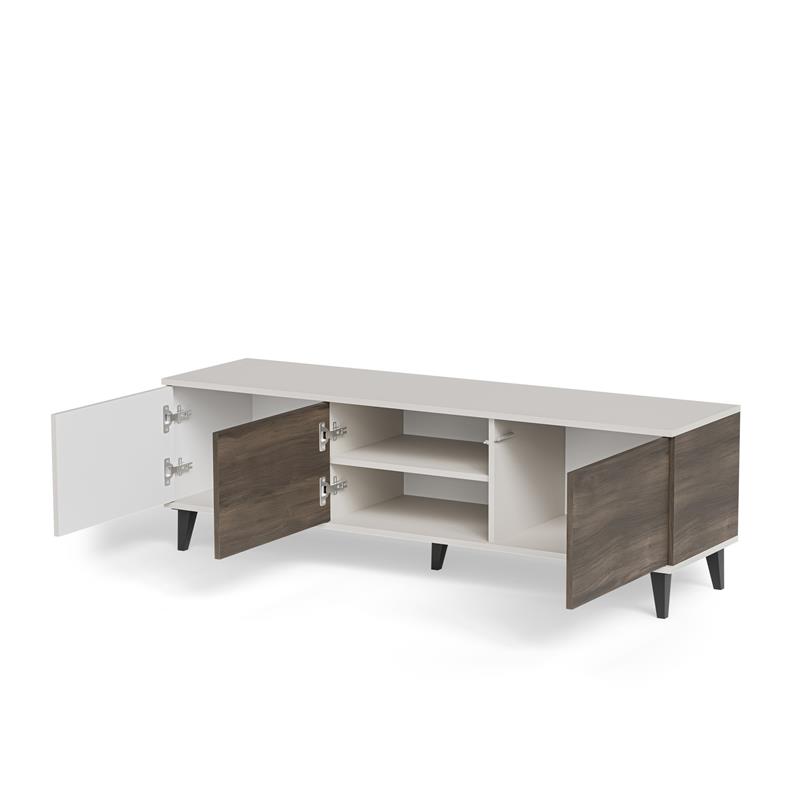 RANDOM 2 RTV-1 skrinka TV 150/40/47 , kašmír/orech/čierny