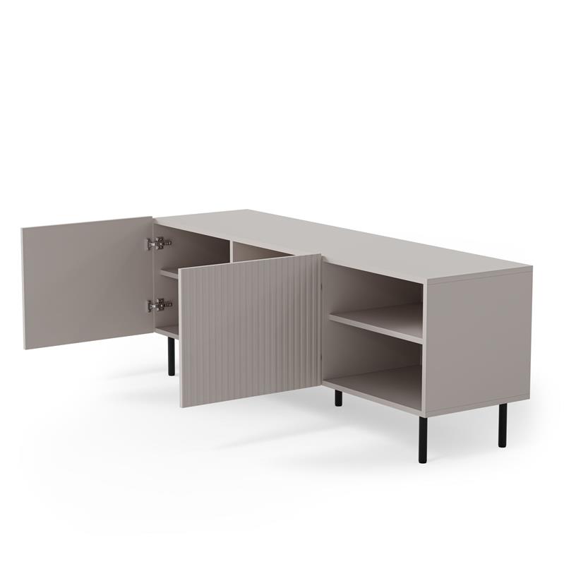 PAXOS RTV-1 skrinka TV 150 cm, kašmír/nohy čierne