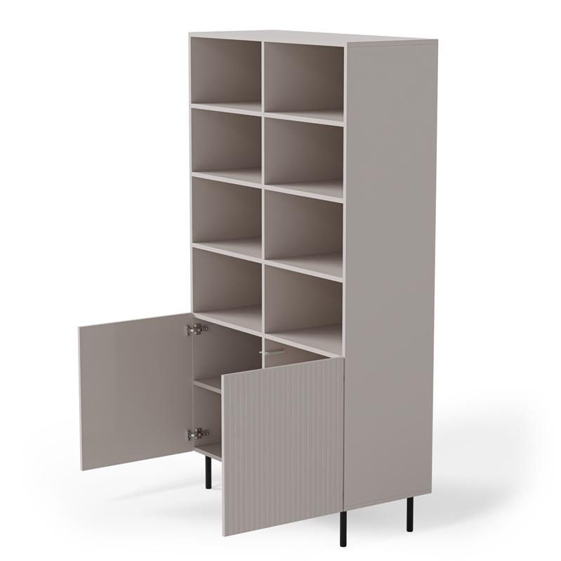 PAXOS REG1 regál, kašmír/nohy čierne