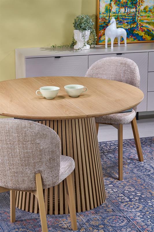 FARGO rozkladací jedálenský stôl, prírodný/prírodný