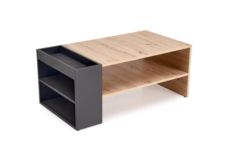 MURCIA konferenčný stolík, dub artisan / čierna