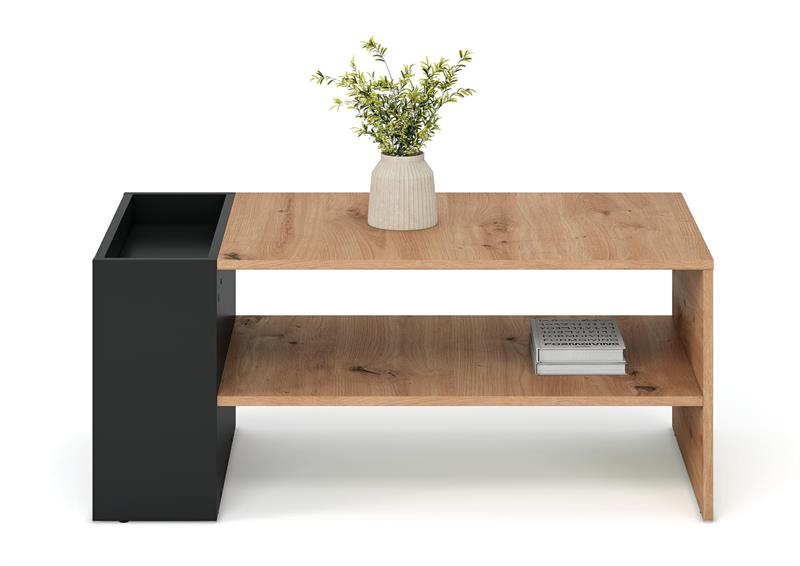 MURCIA konferenčný stolík, dub artisan / čierna