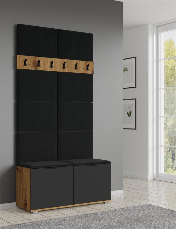 CLIF P-50 nástenný panel, čierny BLUVEL #19