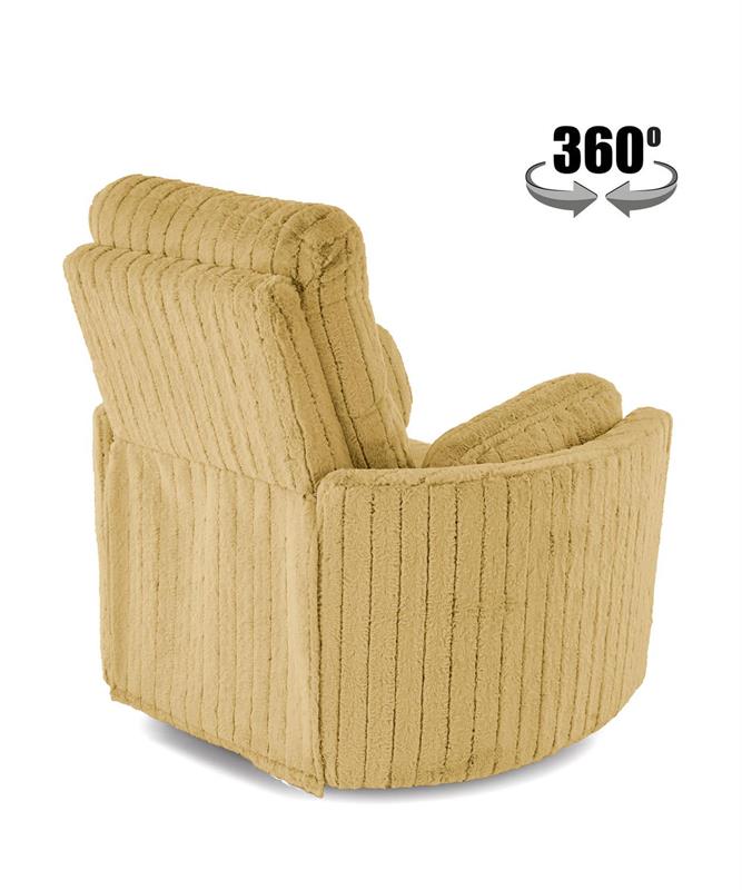 PEGAS relaxačné kreslo, horčicové