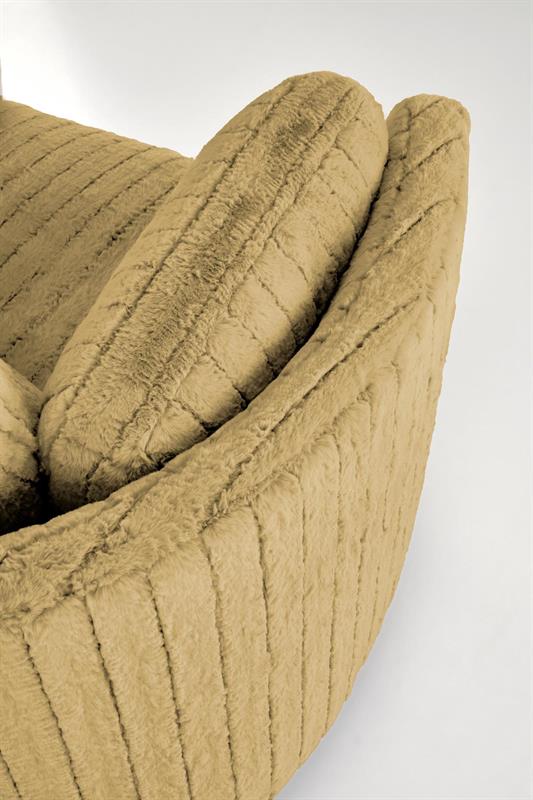 PEGAS relaxačné kreslo, horčicové