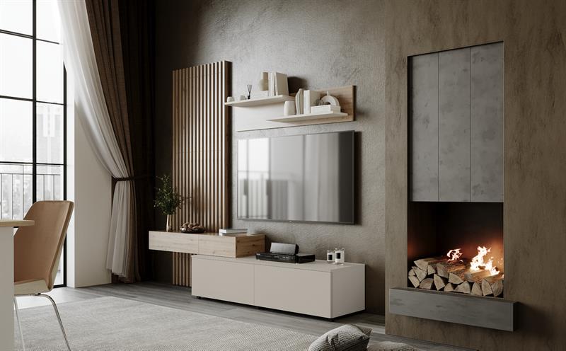 CAMINO obývačková zostava, dub artisan - kašmír