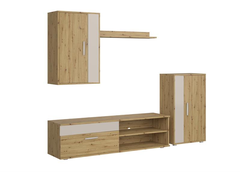 BENSON obývačková zostava, dub artisan - kašmír