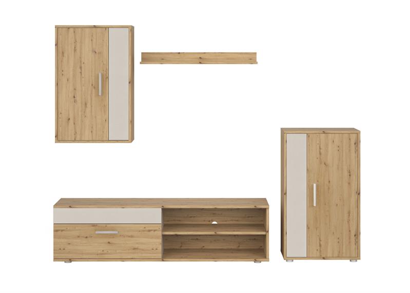 BENSON obývačková zostava, dub artisan - kašmír