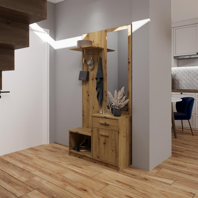 PERGO predsieňová zostava, dub artisan